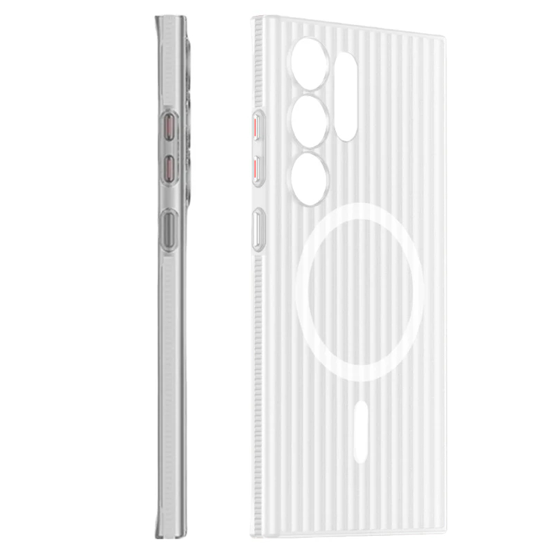 Corrugated Bumper For Magsafe Magnetic Case For Samsung