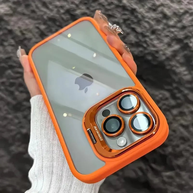 Transparent Bumper Shockproof Case For Apple iPhone