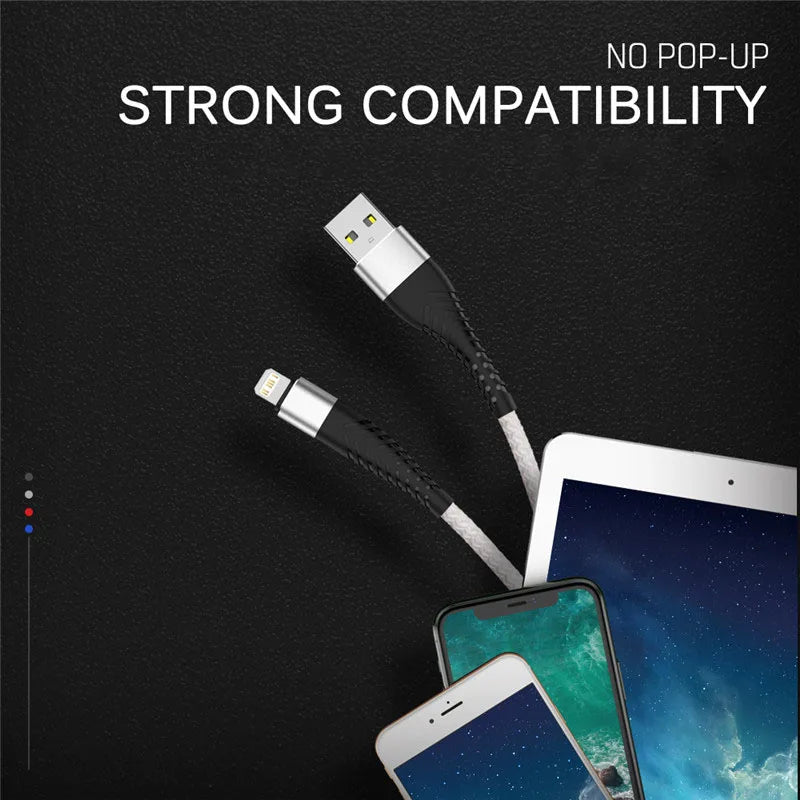 USB Fast Charge Cord Phone Charger Data Wire For iPhone