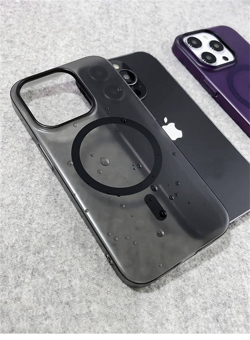 Ultra Thin Magnetic Clear Case For iPhone