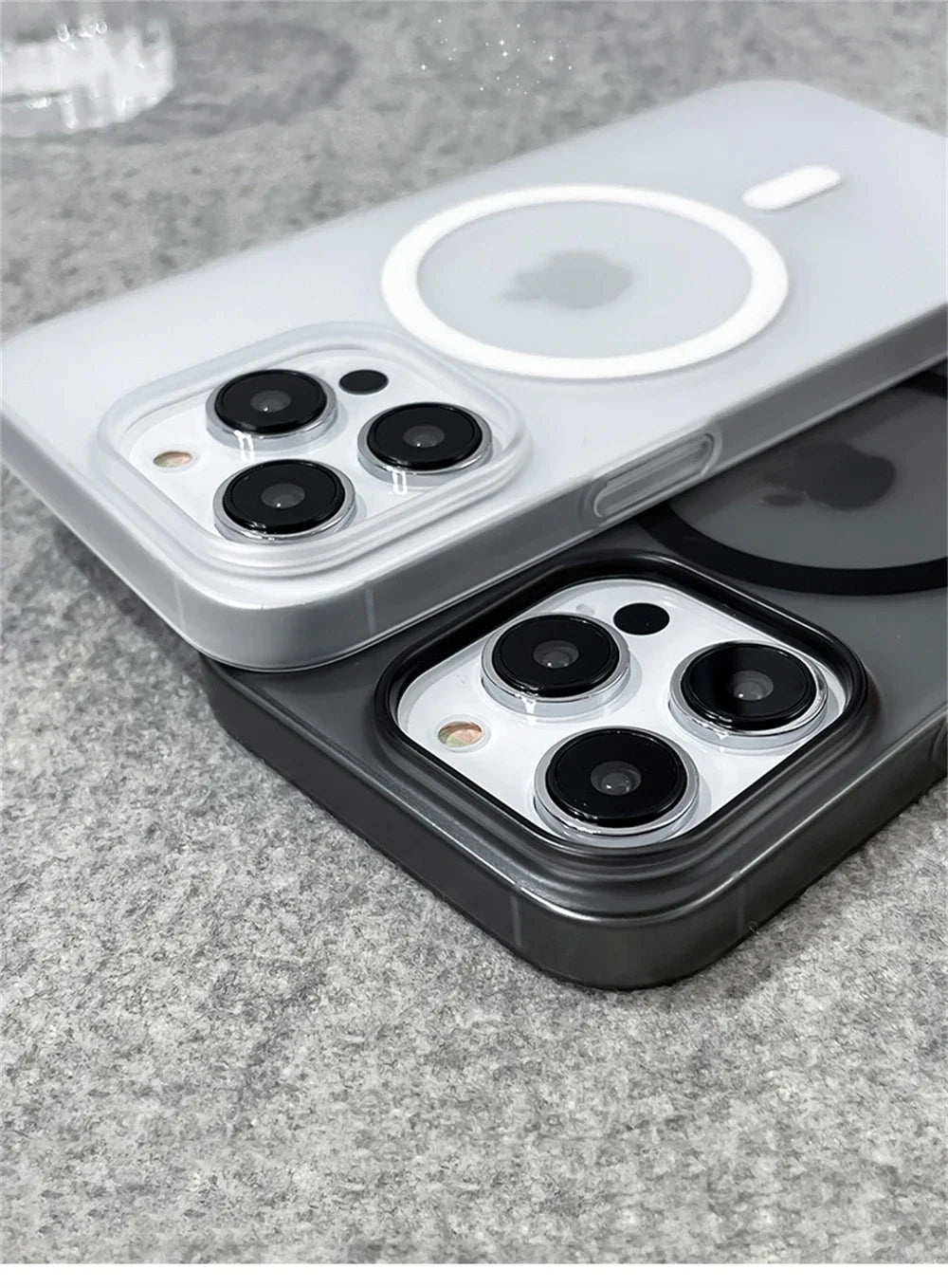 Ultra Thin Magnetic Clear Case For iPhone