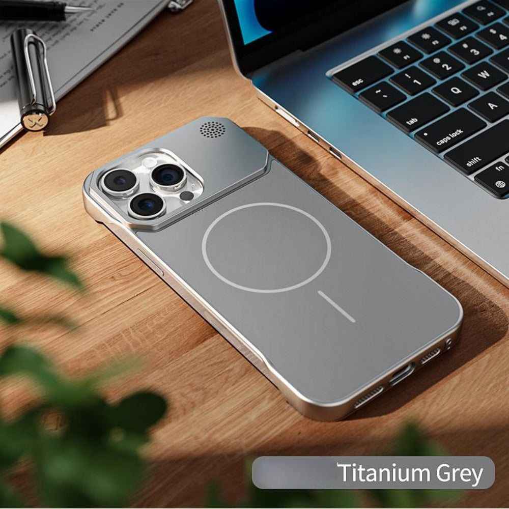 Luxury matte magnetic phone case suitable for iPhone