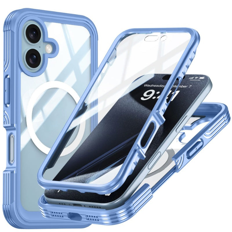 Transparent outdoor anti fall phone case for iPhone