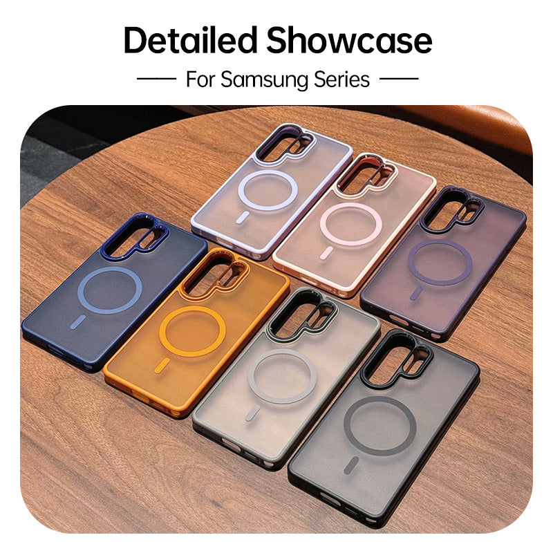 CASESUN translucent frosted magnetic cases for Samsung Galaxy S26 Ultra in multiple color options