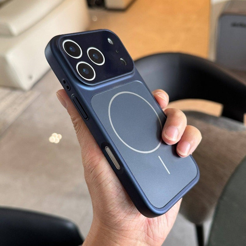 Simple and Stylish Magnetic Frosted Phone Case for iPhone