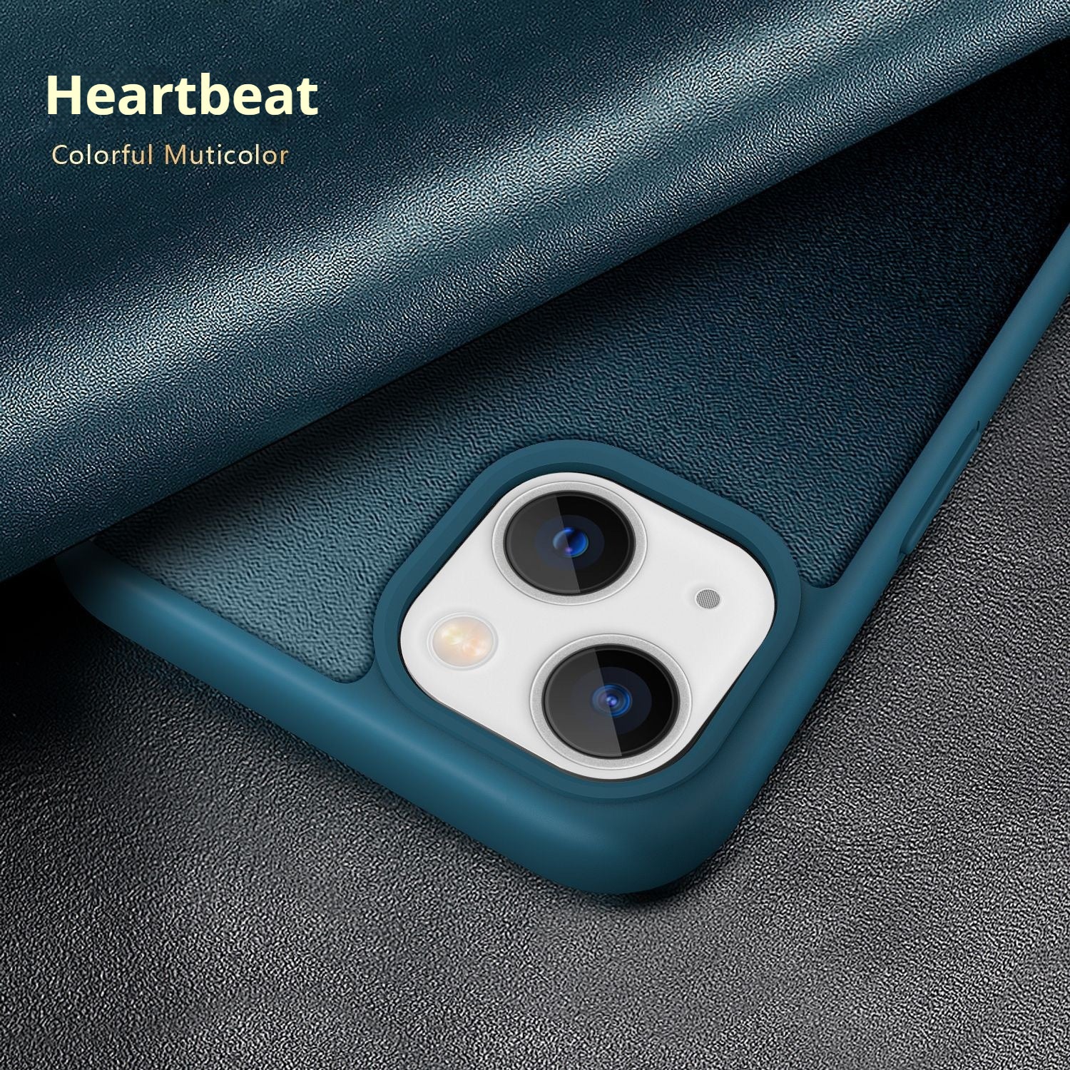 Plain leather side window flip phone case for iPhone