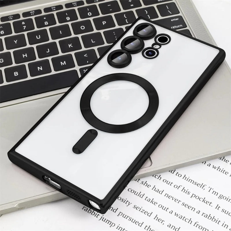 Luxury Transparent Plating Phone Case For Samsung