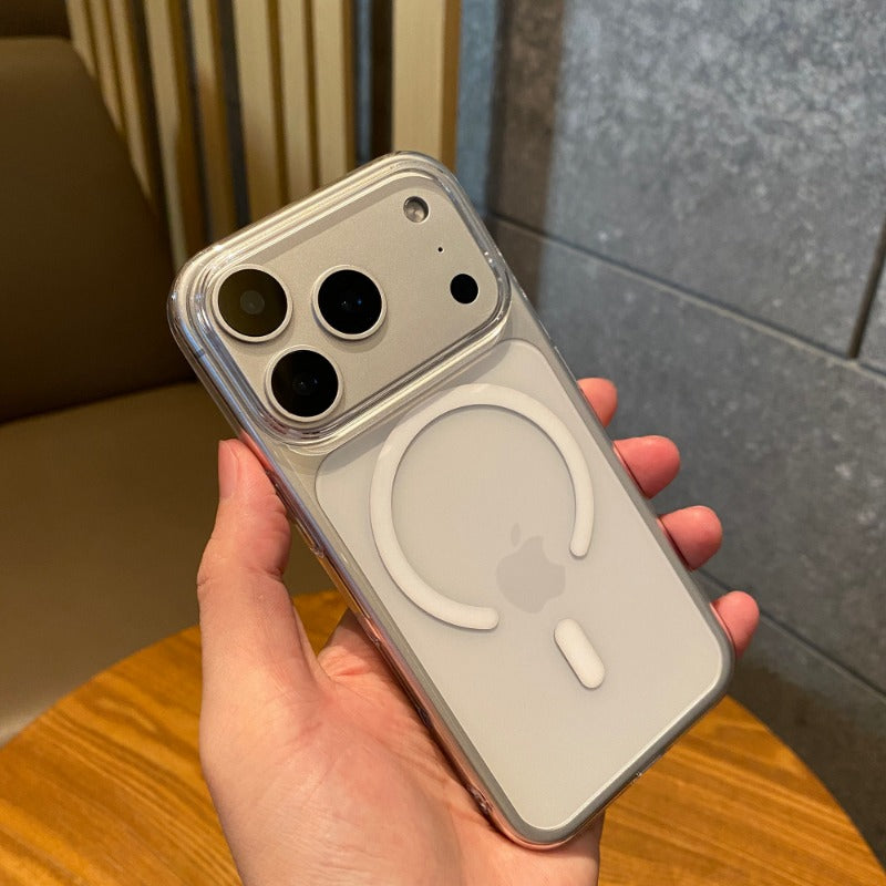 New Transparent Magnetic Ultra-thin Hard Phone Case for iPhone