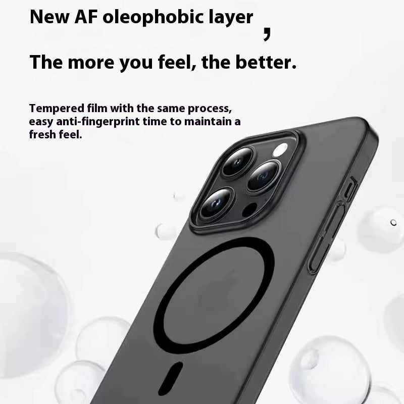Ultra thin matte magnetic phone case suitable for iPhone