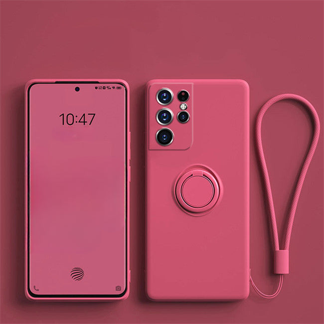 Liquid Silicone Ring Case for Samsung Galaxy