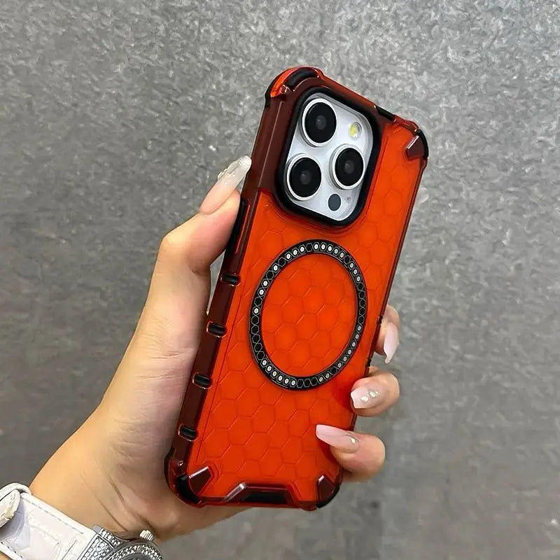 Luxury cellular magnetic phone case suitable for iPhone