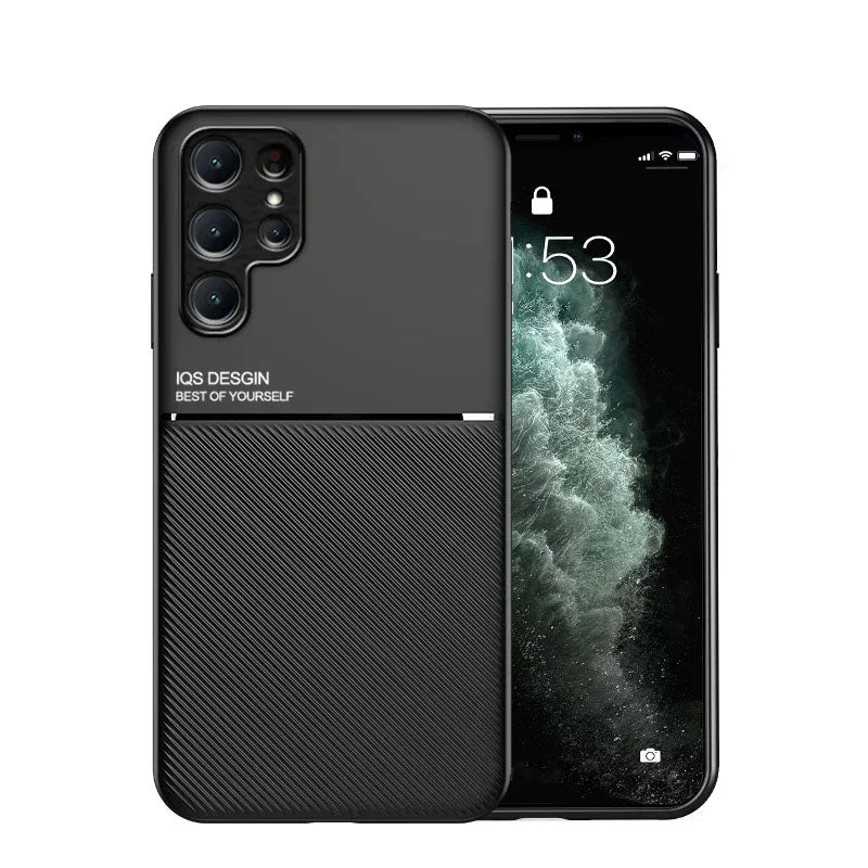 Leather Texture Magnetic Case For Samsung Galaxy