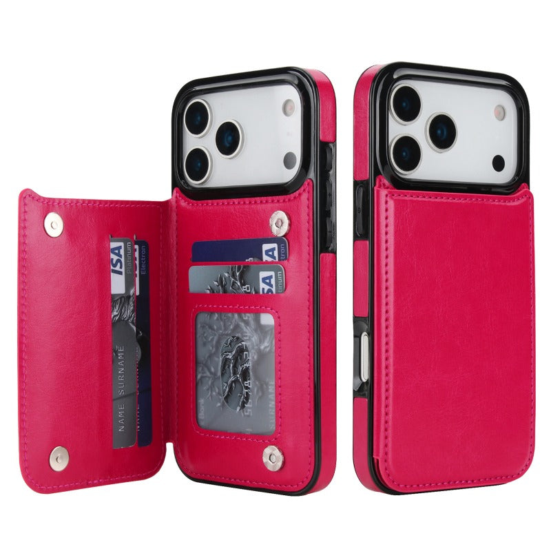  Wallet Leather Cover Phone Case for iPhone