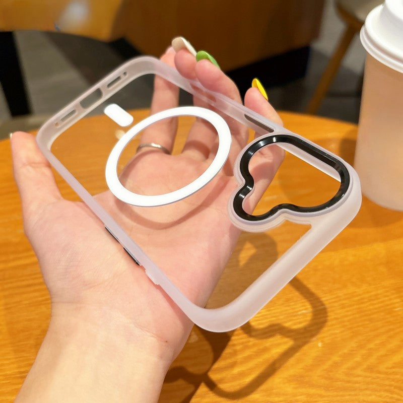 Magnetic Shockproof Acrylic Case For iPhone