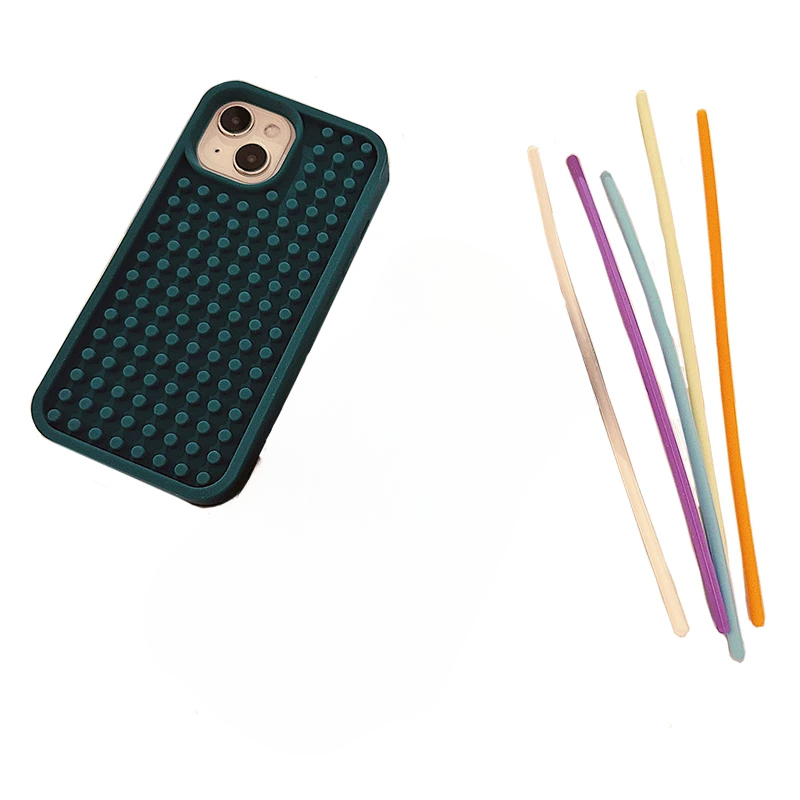 Silicone pressure reducing phone case for iPhone