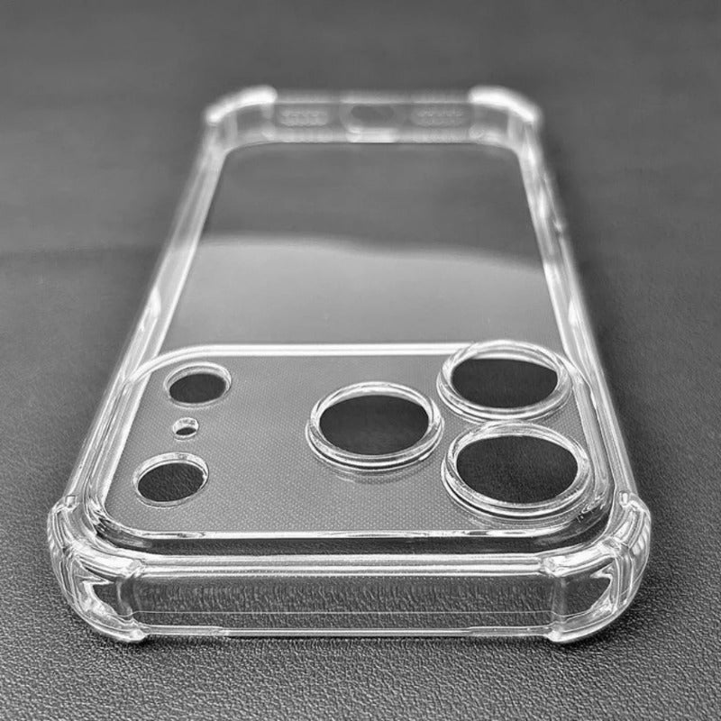 Ultra-thin Soft TPU Transparent Black Silicone Case for iPhone