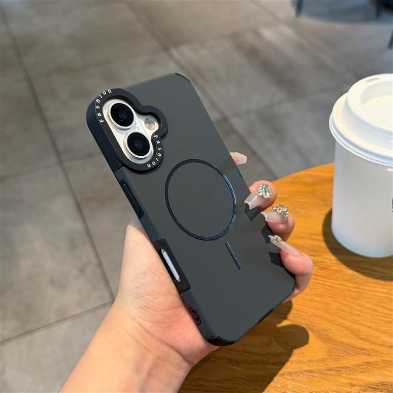 New liquid silicone magnetic phone case for iPhone
