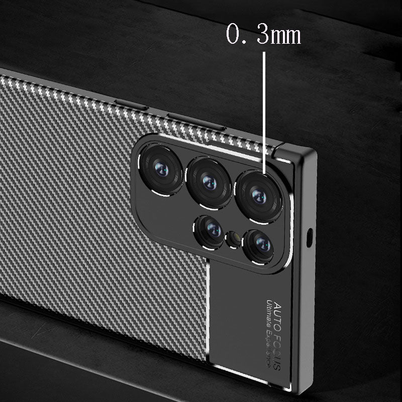 Carbon Fiber Pattern Anti-fall Case For Samsung