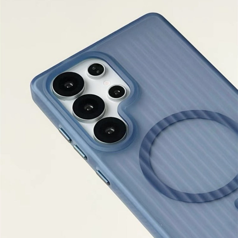 Corrugated frosted phone case suitable for Samsung