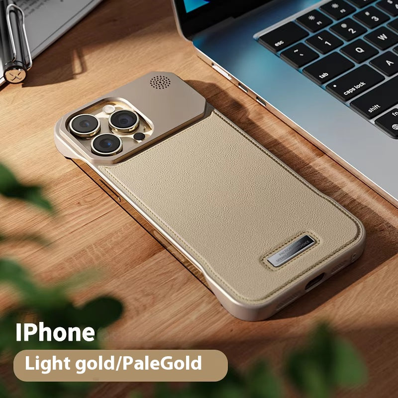 Luxury magnetic PU leather aromatherapy phone case suitable for iPhone