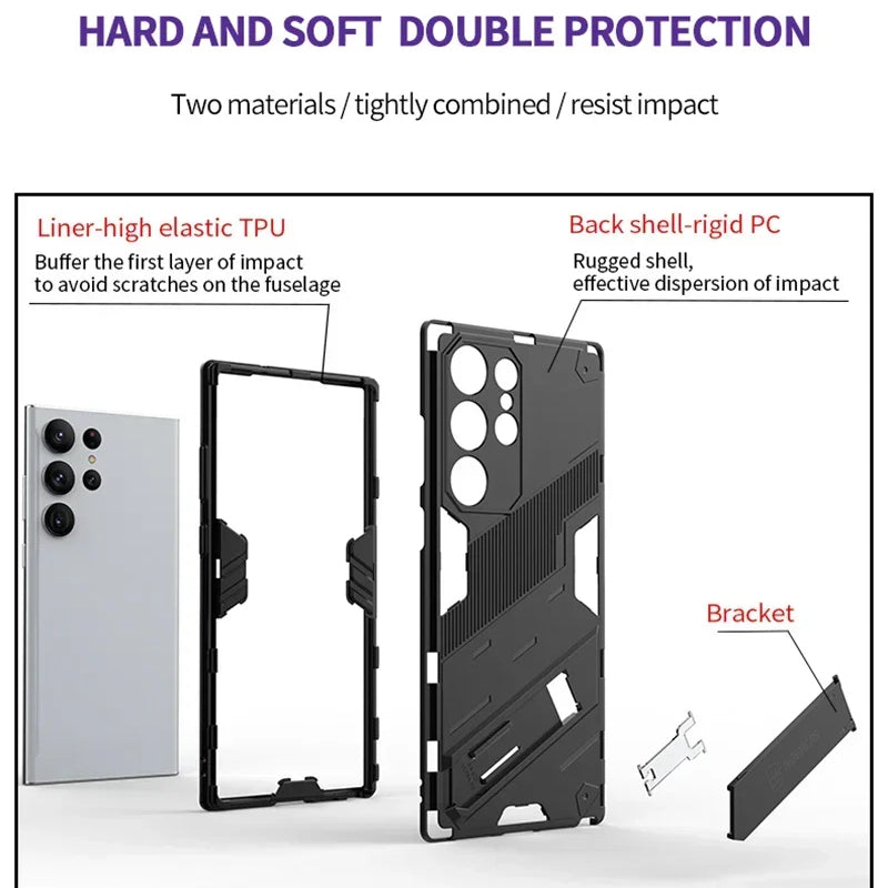 Punk cool anti drop phone case suitable for Samsung