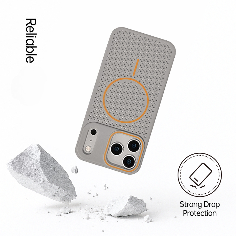 CaseSun shockproof iPhone 17 case drop protection with reinforced TPU corners.