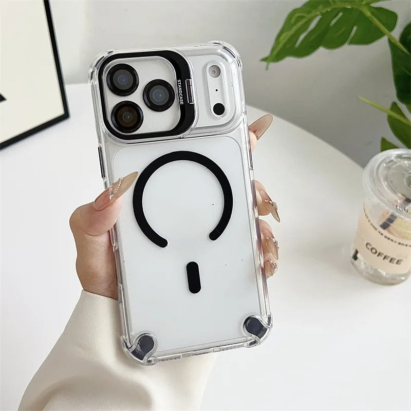 Transparent Acrylic Magnetic For Magsafe Case For iPhone