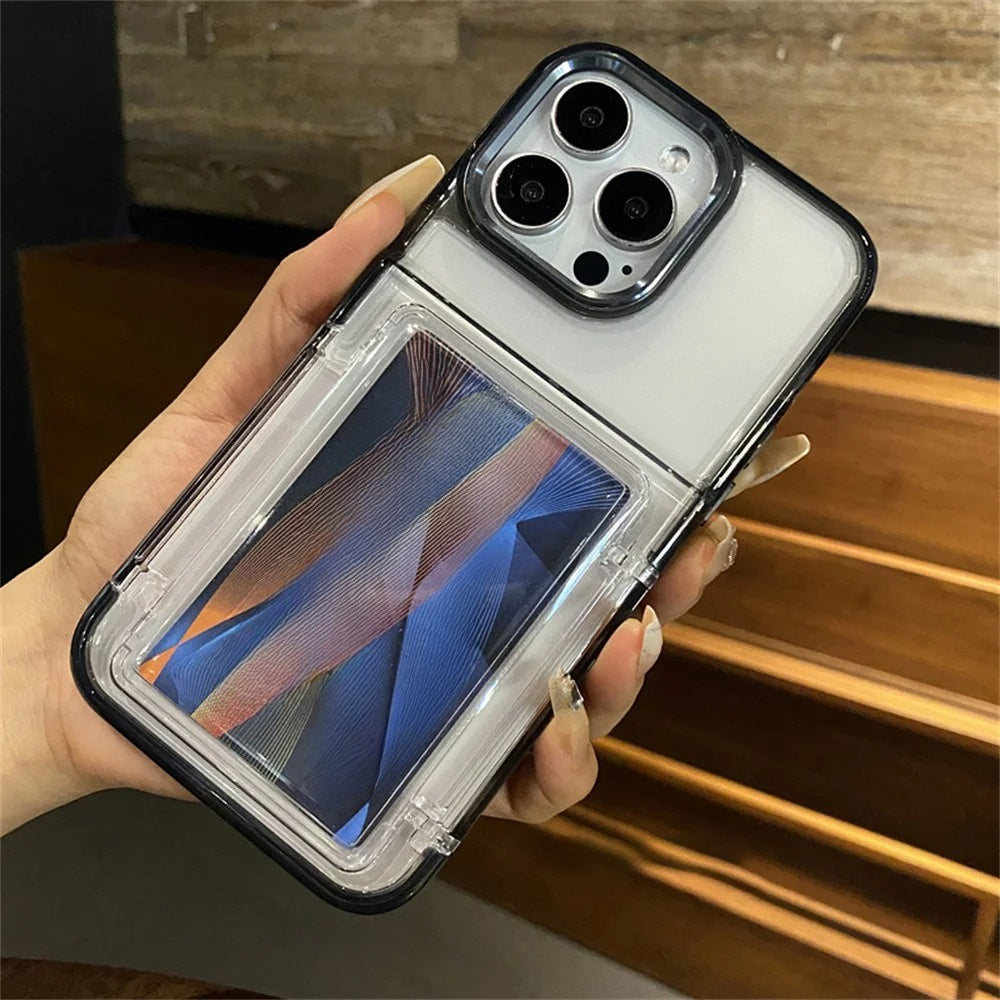 Card Slot Bag Holder Phone Case For iPhone