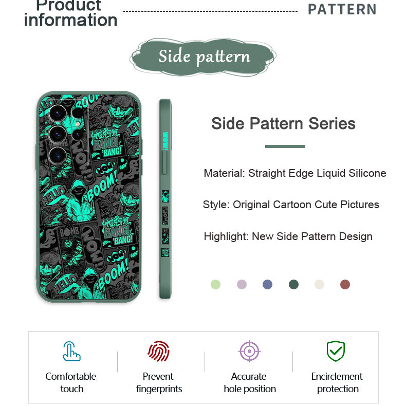 Blackened Clown Phone Case For Samsung