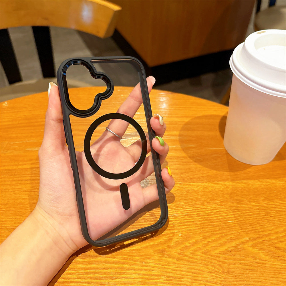 Magnetic Shockproof Acrylic Case For iPhone