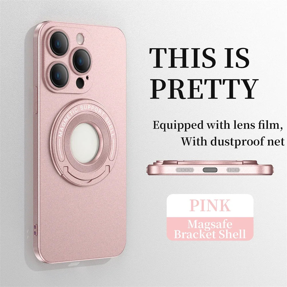 Invisible folding stand ultra-thin phone case for iPhone