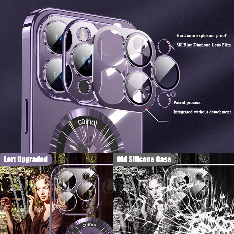 New Luxury Clear Plating TPU Protect Case For iPhone