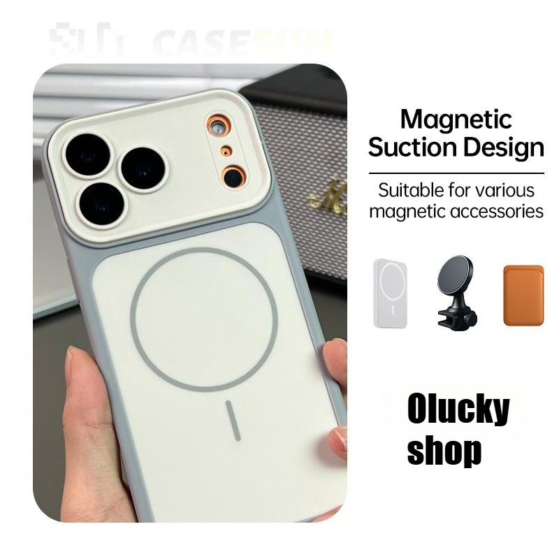 CASESUN magnetic case for iPhone 17 Pro Max compatible with wireless charging and magnetic accessories for everyday convenience.