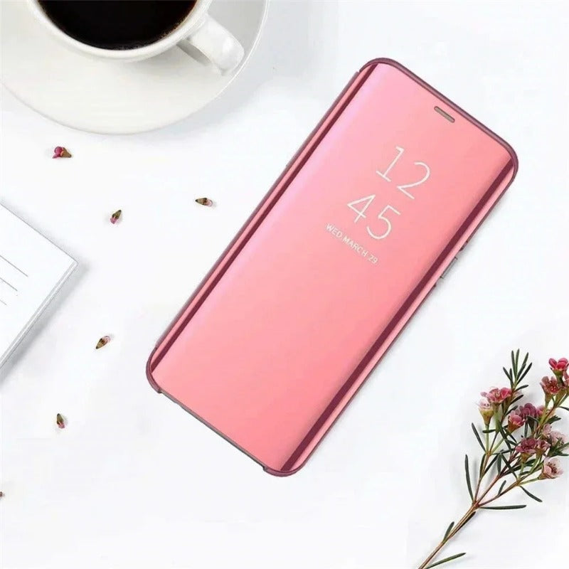 Luxury Smart Mirror Flip  Phone Case for Samsung