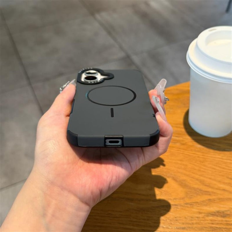 New liquid silicone magnetic phone case for iPhone