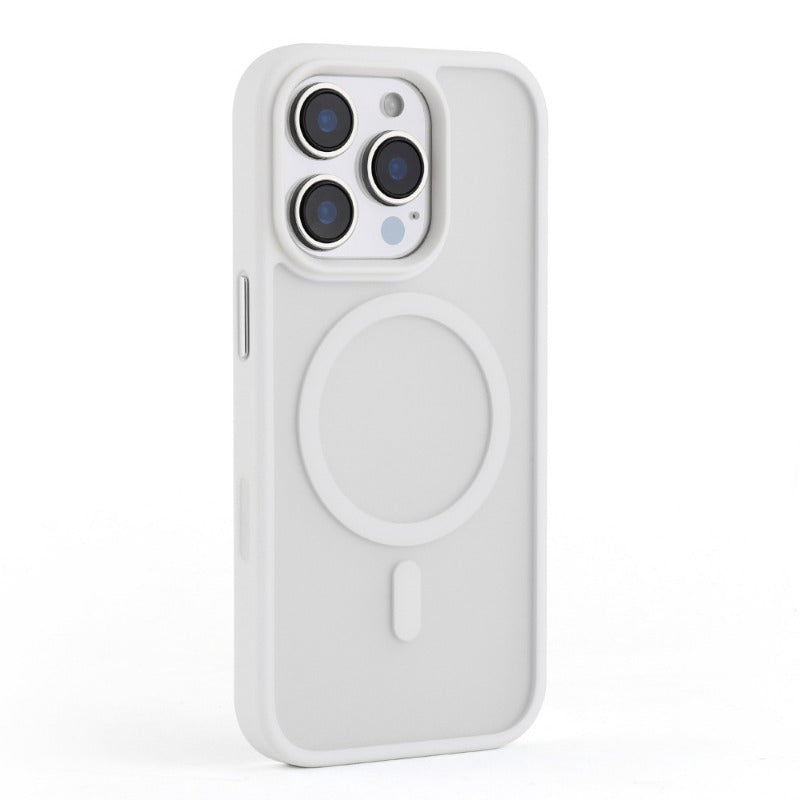 Ultra-Thin Matte Clear Magnetic Case for iPhone
