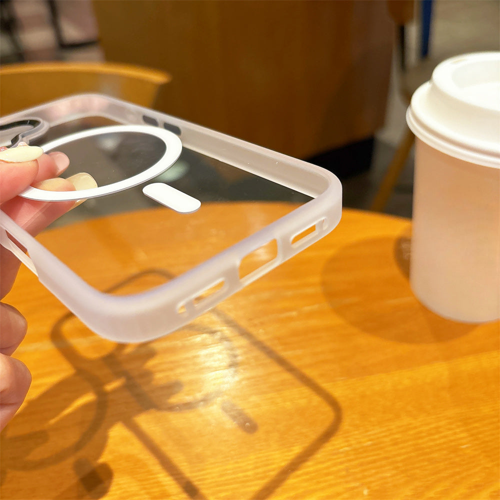 Magnetic Shockproof Acrylic Case For iPhone
