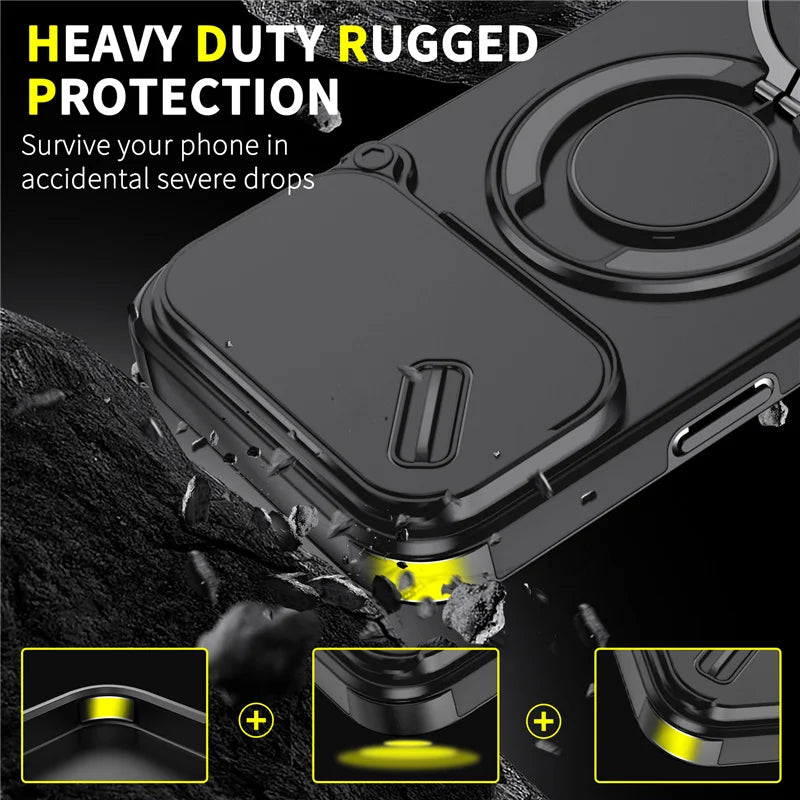 CaseSun TitanGuard iPhone 17 Pro Max case drop protection with reinforced air-cushion corners.