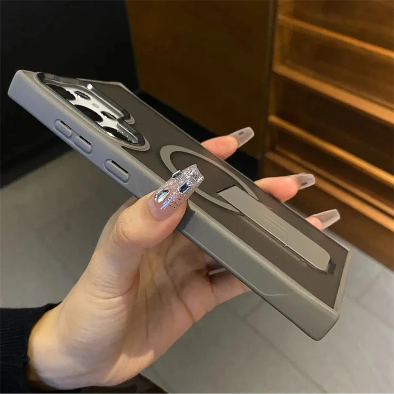 Multi functional folding stand phone case for Samsung