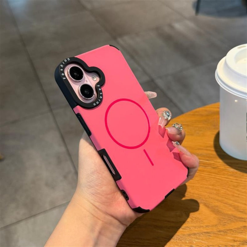 New liquid silicone magnetic phone case for iPhone