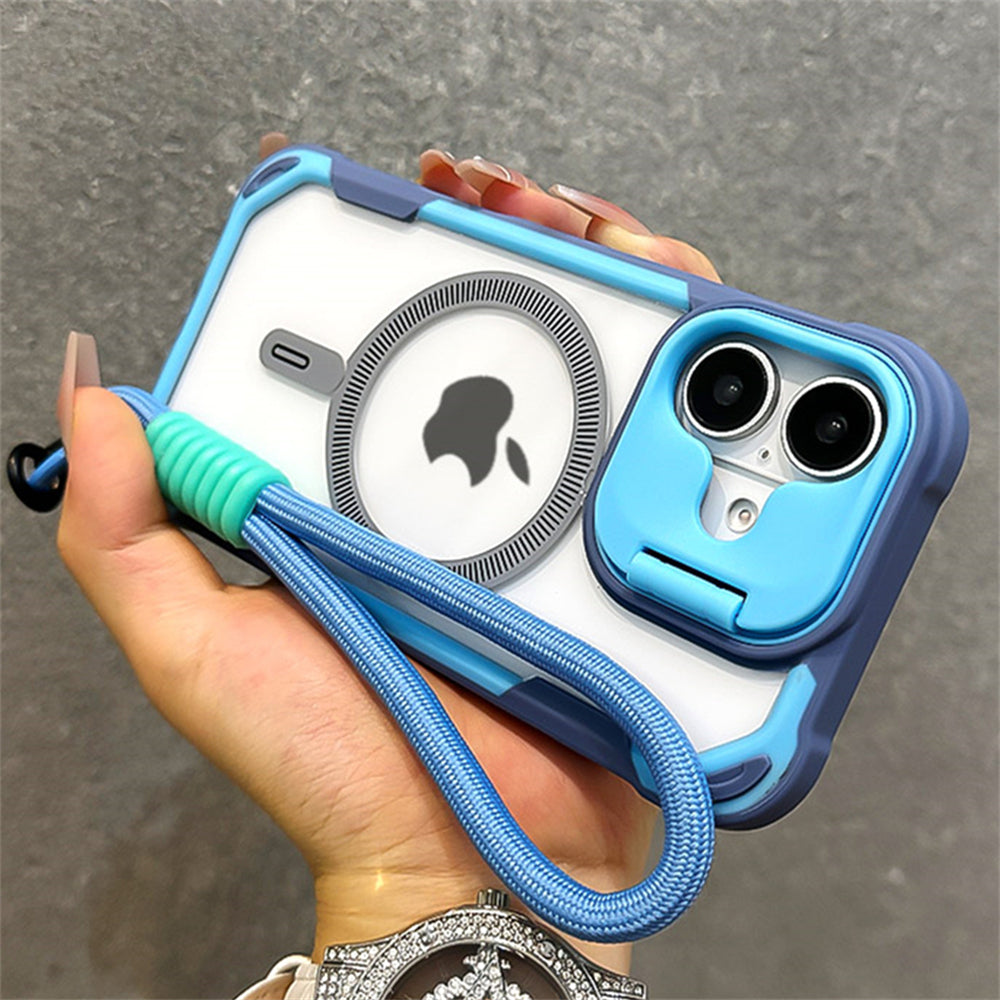 Armor Candy Color Wrist Strap Case For iPhone