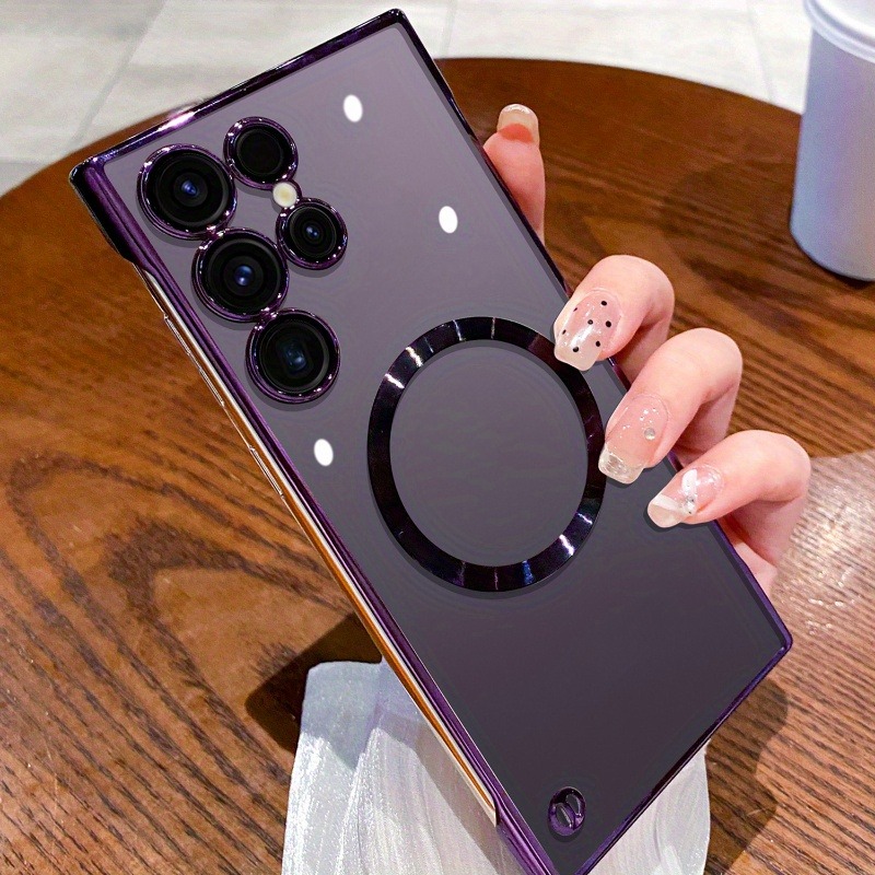 Ultra thin electroplated frameless phone case for Samsung