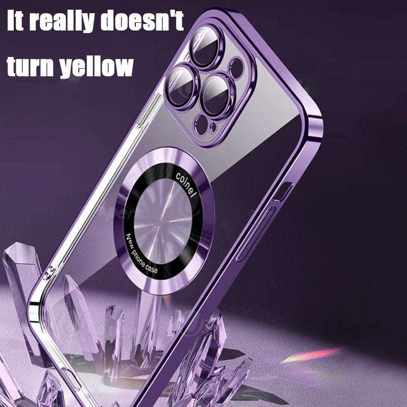 New Luxury Clear Plating TPU Protect Case For iPhone