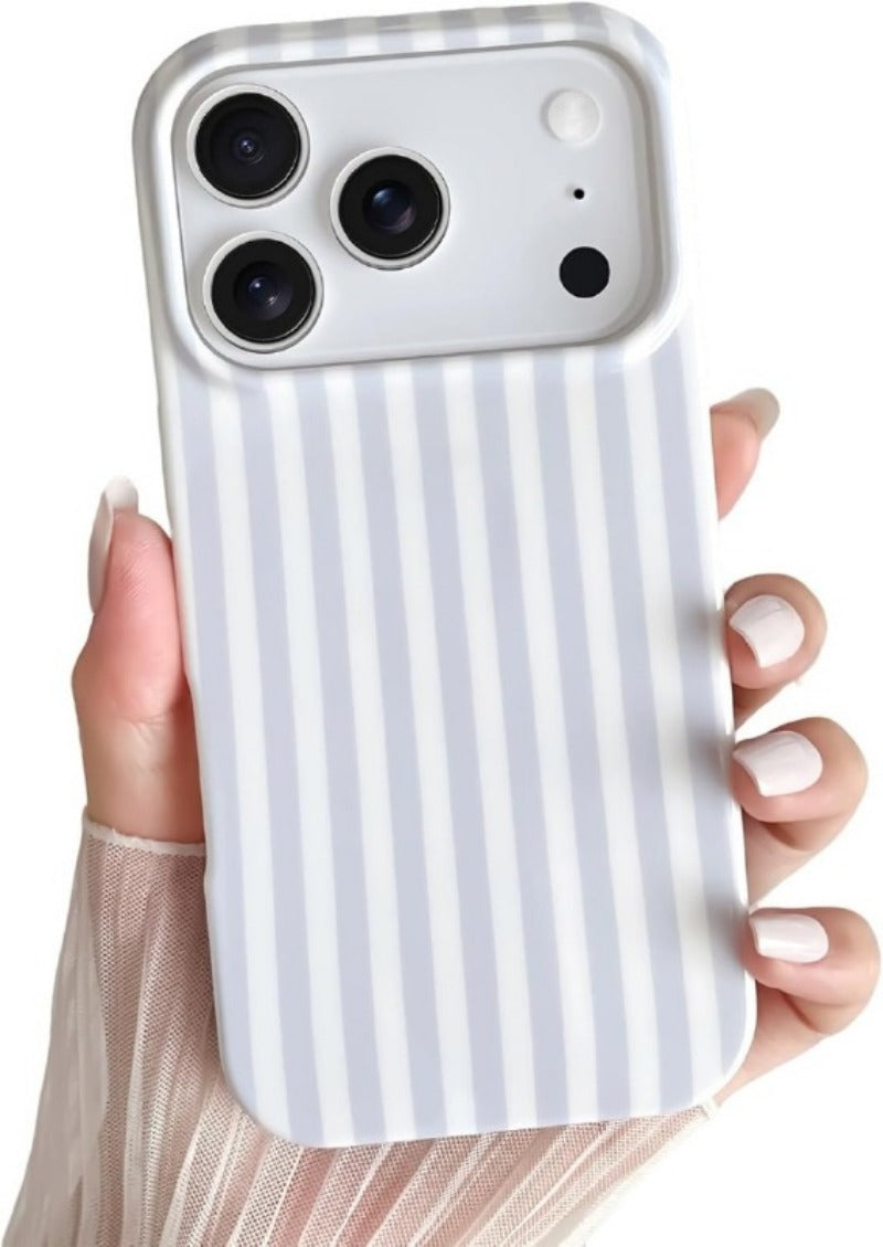 Cute striped soft TPU ultra-thin shockproof iPhone case