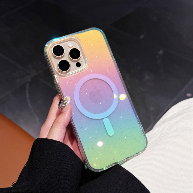 Color plated gradually changing phone case for iPhone