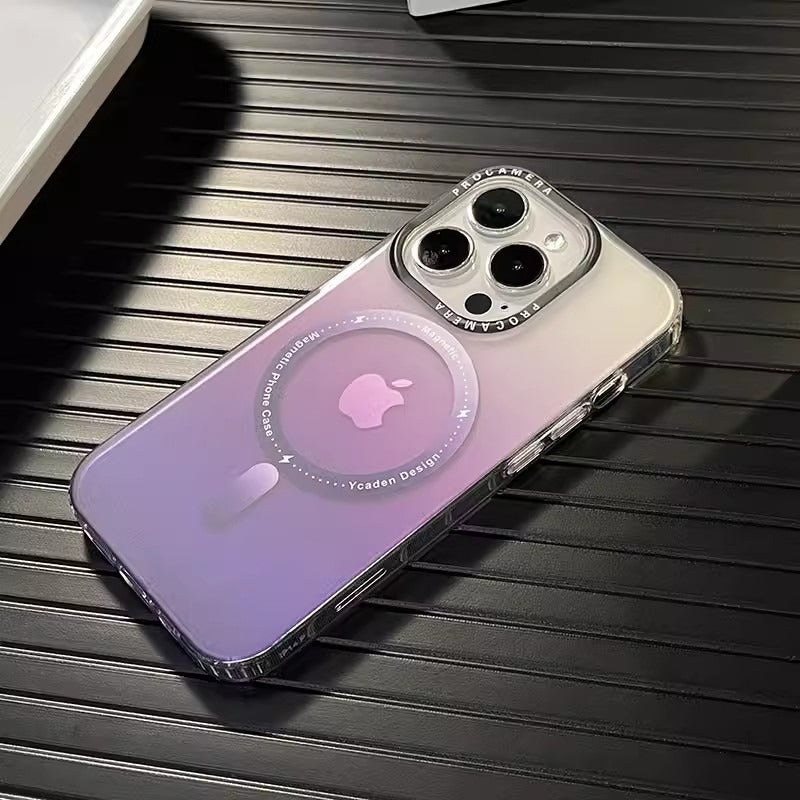Matte gradient anti drop phone case for iPhone