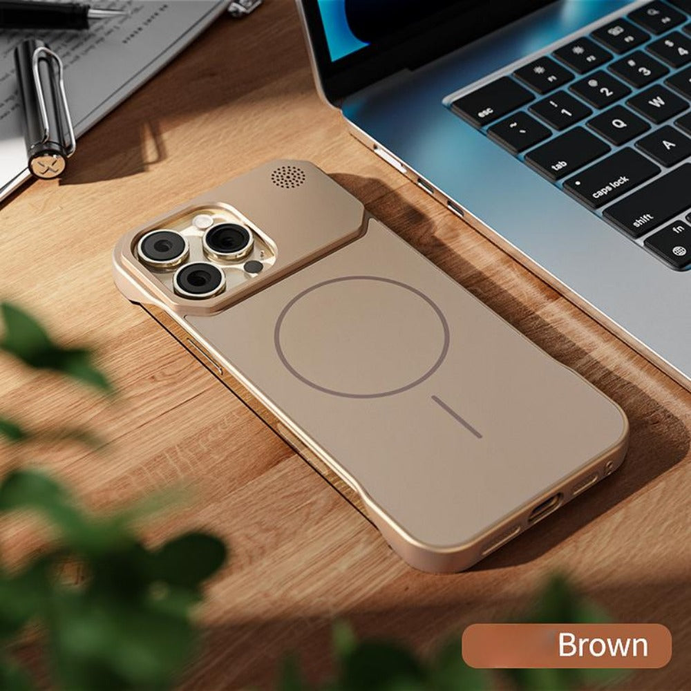 Luxury matte magnetic phone case suitable for iPhone