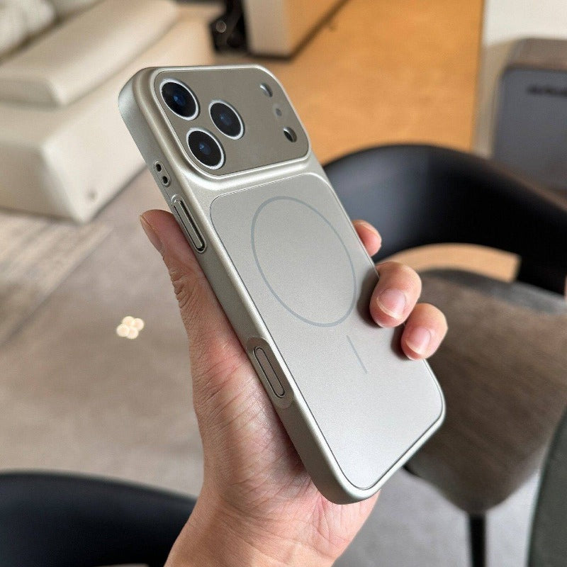 Simple and Stylish Magnetic Frosted Phone Case for iPhone