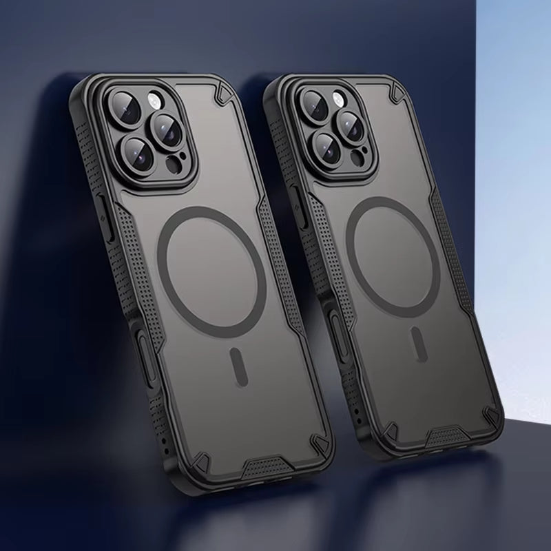 All inclusive waterproof frosted magnetic phone case for iPhone