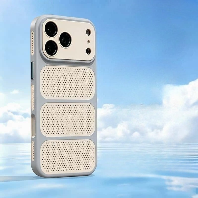 Honeycomb Heat Dissipation Magnetic Phone Case  for iPhone